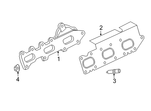 2022 Ford F-150 Gasket Diagram for ML3Z-9448-A