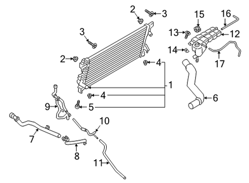 2021 Ford F-150 Hose Clamp Diagram for -W527352-S444