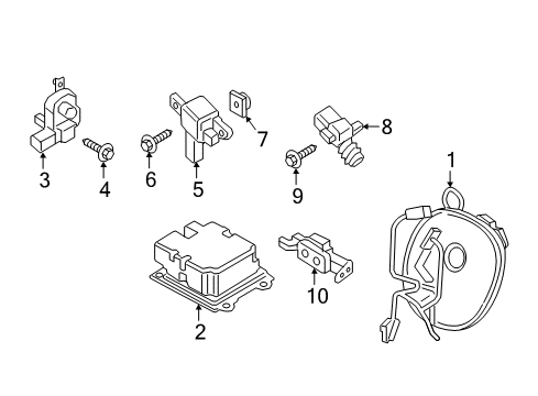 2020 Lincoln Continental Cover And Contact Plate Assembly Diagram for EG9Z-14A664-N