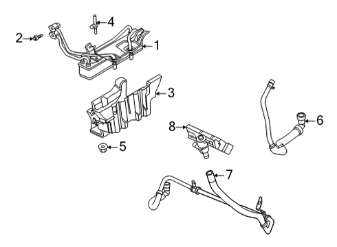 2020 Ford F-350 Super Duty Tube Diagram for LC3Z-7A031-E
