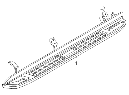 2025 Ford Ranger Running Board Diagram 2
