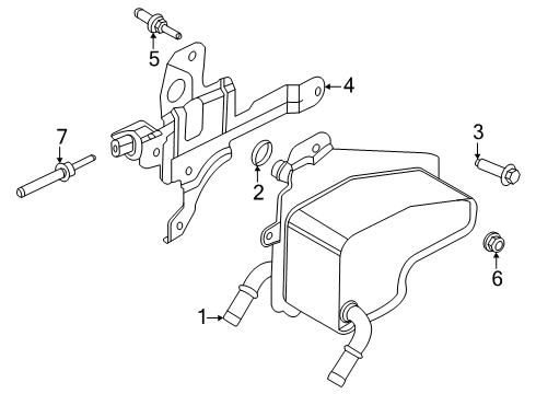 2024 Ford Transit 150 Oil Cooler Diagram 2