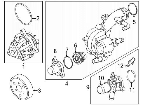 2025 Ford Maverick Water Pump Diagram 2