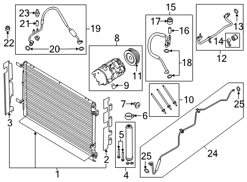 2020 Ford Mustang Tube Assembly Diagram for FR3Z-19835-G