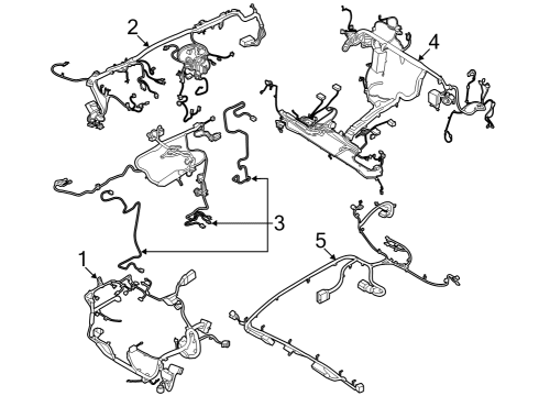 2023 Ford E-Transit Wire Assembly Jumper Diagram for NK4Z-14A411-G
