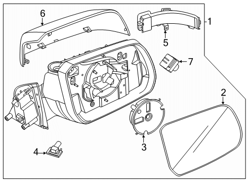 2024 Ford Ranger Lamp Assembly Diagram for N1WZ-13B375-A