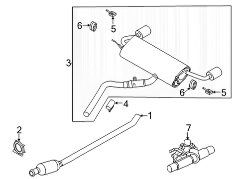 2020 Ford Escape Converter Assembly Diagram for LX6Z-5E212-F