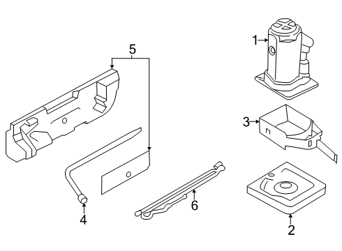 2025 Ford Transit 350 HD Jack & Components Diagram 3
