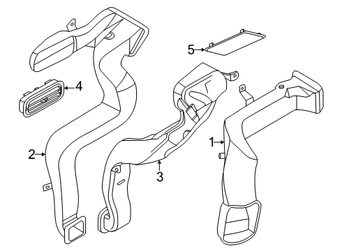 2025 Lincoln Aviator Ducts Diagram 2