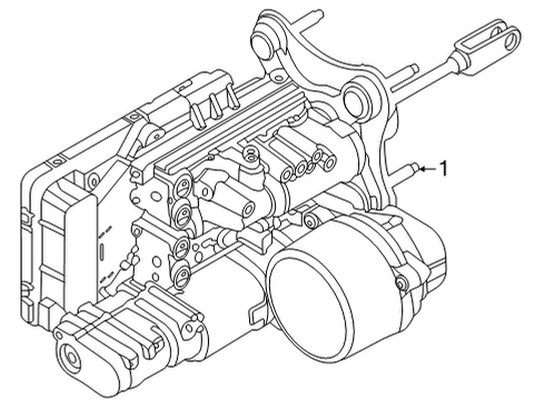 2025 Ford F-150 Brake Booster Assembly Diagram for SL3Z-2005-C