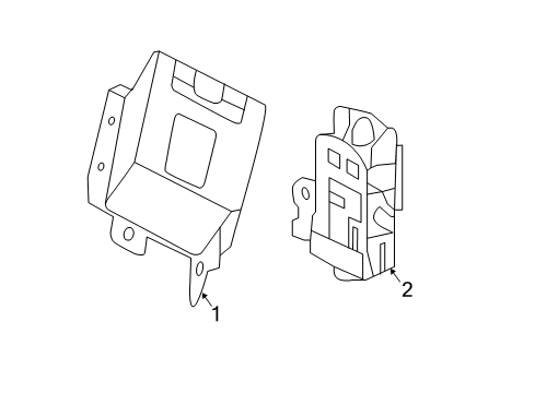 2019 Ford Police Interceptor Utility Voltage Converter Assembly Diagram for GB5Z-19G317-F
