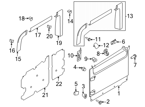 2024 Ford Transit Screw Cap Diagram for BK2Z-4273-AQ