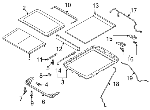 2025 Ford Expedition Wire Assembly Diagram for RL1Z-15A657-A
