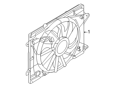 2025 Ford Maverick Cooling Fan Diagram 2
