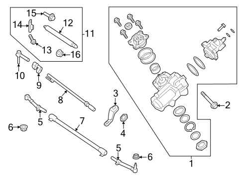2023 Ford F-350 Super Duty Damper Assembly Diagram for KC3Z-3E651-K