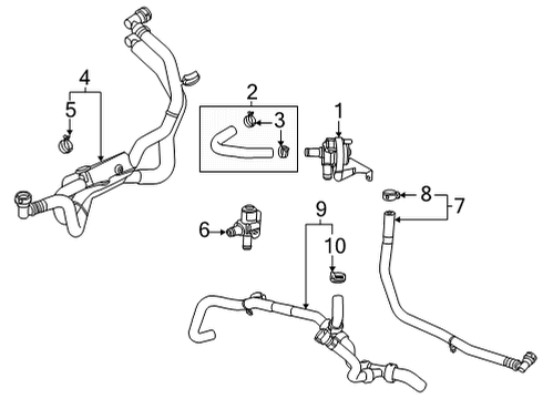2021 Ford F-150 Pump Assembly Diagram for ML3Z-18D473-J