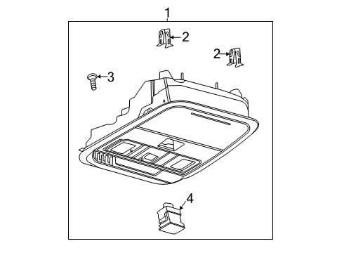 2024 Lincoln Aviator Switch Assembly Diagram for JX7Z-13A350-A