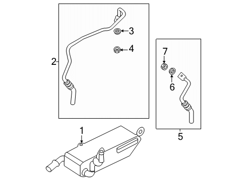 2025 Ford Maverick Trans Oil Cooler Diagram 3