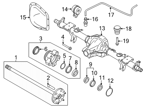 2025 Ford Transit 150 Rear Axle Diagram 2