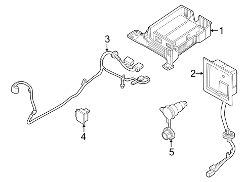 2025 Ford E-Transit COVER - LOW AIR PRESSURE SENDE Diagram for NK4Z-19G317-C