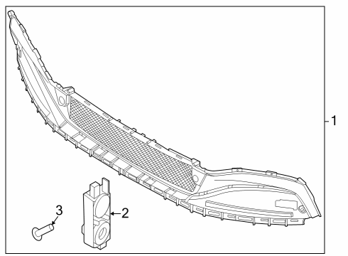 2022 Ford Mustang Mach-E Actuator Temperature Control Diagram for LJ9Z-10884-A