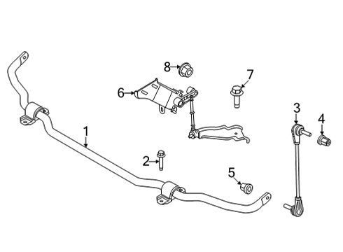 2023 Ford Mustang Mach-E Sensor Assembly Diagram for LJ9Z-3C097-B