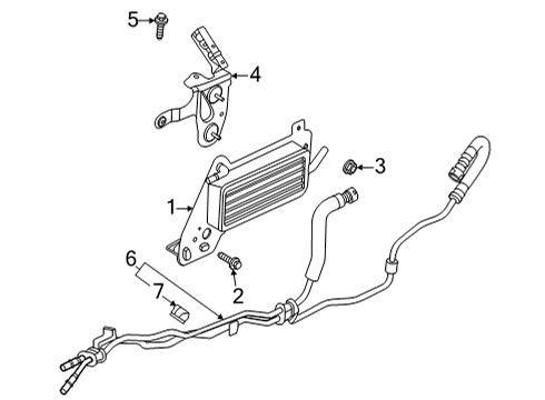 2024 Ford F-150 Tube Assembly Diagram for RL3Z-7G071-B