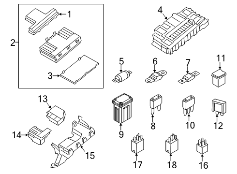 2020 Ford Fusion Accessory Power Relay Diagram for HU5Z-14N089-B