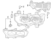 Diagram for 2025 Ford F-150 Fog Light - ML3Z-15200-G