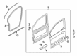 Diagram for 2022 Ford Transit Connect Door Seal - DT1Z-6120530-D