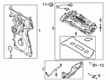 Diagram for Ford Ranger Timing Cover - KB3Z-6019-C
