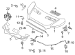 Diagram for Ford Hood Hinge - KK3Z-16796-B