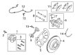 Diagram for Ford EcoSport Brake Disc - GN1Z-2C026-D