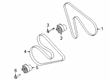 Diagram for 2024 Ford Police Interceptor Utility Serpentine Belt - BL3Z-8620-H