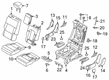 Diagram for 2024 Ford Explorer Armrest - MB5Z-7867112-EE