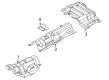 Diagram for Ford Maverick Exhaust Heat Shield - NZ6Z-60114B06-A
