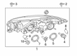 Diagram for Ford Transit Connect Headlight - KT1Z-13008-B