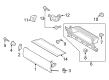 Diagram for 2024 Ford F-150 Lightning Glove Box - NL3Z-78519C36-BA