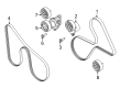 Diagram for 2024 Ford F-150 Serpentine Belt - ML3Z-8620-B