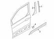 Diagram for Ford Transit Connect Door Moldings - DT1Z-61255A35-C