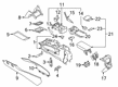 Diagram for Lincoln Nautilus Armrest - FA1Z-5806024-AF