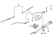 Diagram for 2024 Ford Bronco Wiper Arm - M2DZ-17527-A