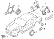 Diagram for Ford Mustang Car Speakers - KR3Z-18808-CB