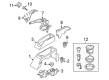Diagram for 2021 Ford Transit Parking Brake Cable - LK4Z-2853-G