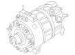 Diagram for 2024 Lincoln Nautilus A/C Compressor - PZ1Z-19703-E