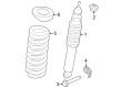 Diagram for 2025 Ford F-350 Super Duty Shock Absorber - PC3Z-18124-SBA