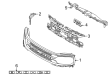Diagram for 2024 Ford Bronco Sport Grille - M1PZ8200CCPTM