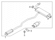 Diagram for Ford Fusion Muffler - KS7Z-5F250-B