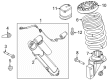 Diagram for 2024 Ford F-150 Coil Spring Insulator - ML3Z-5793-A