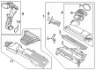Diagram for Lincoln Nautilus Mass Air Flow Sensor - JX6Z-12B579-E